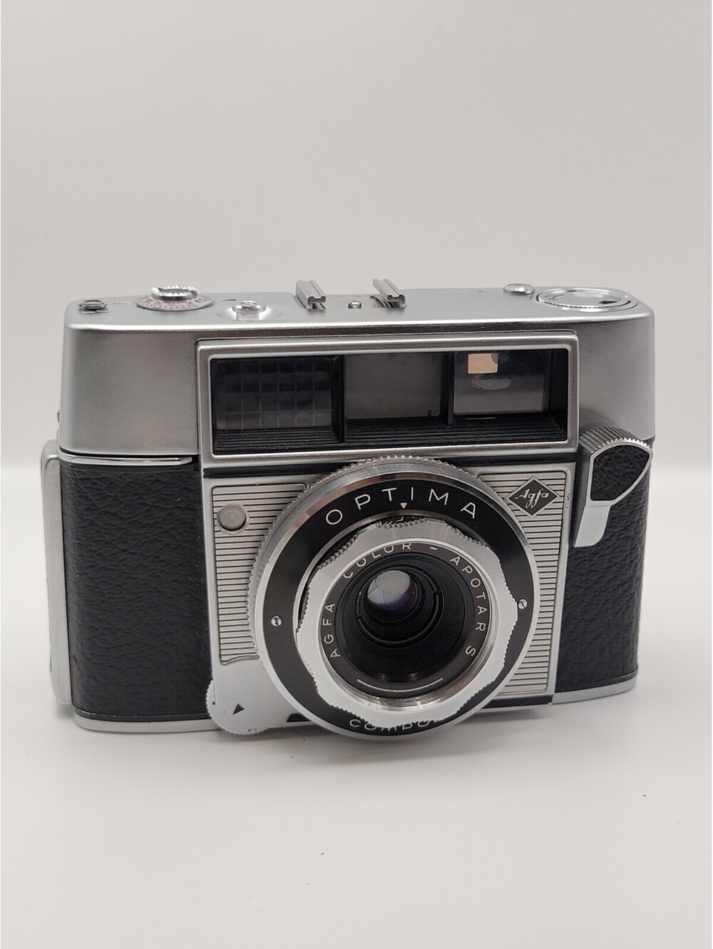 Vintage Agfa Optima Compur I 35mm Film Camera Color-Apotars 2.8/4.5 Lens AS-IS